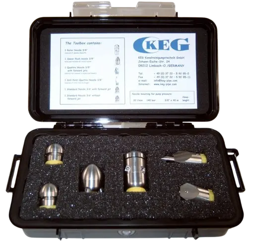 Nozzle Kit A 1/4" or 3/8" (6 parts)